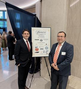 Founding Principal Kazim Kizilkaya and Executive Director Dr. Samuel Beyhan attend the Civic Leadership Award Ceremony at the Tennessee State Museum, representing Nashville School of Excellence.