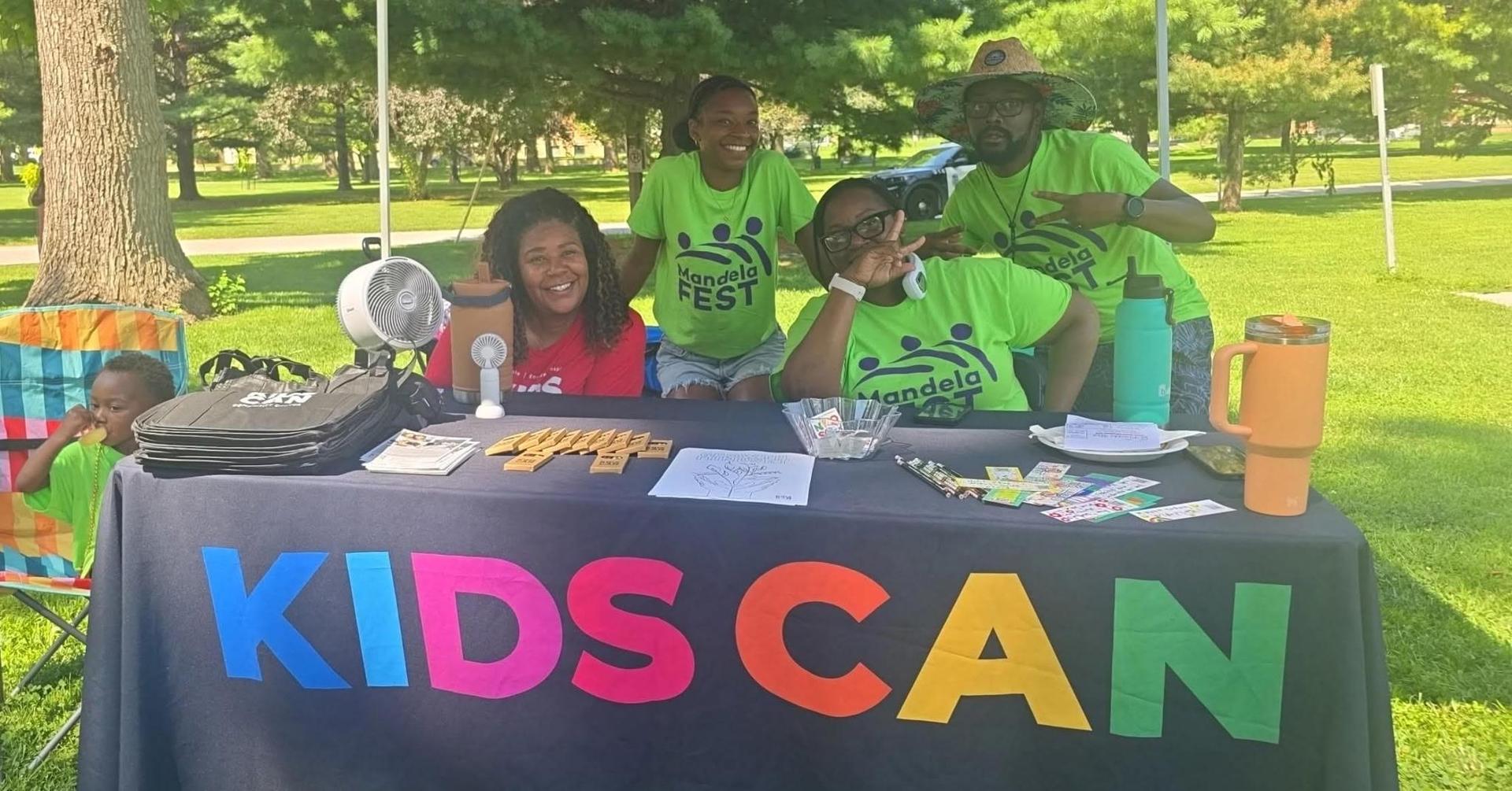 Kids Can Table at Mandela Fest
