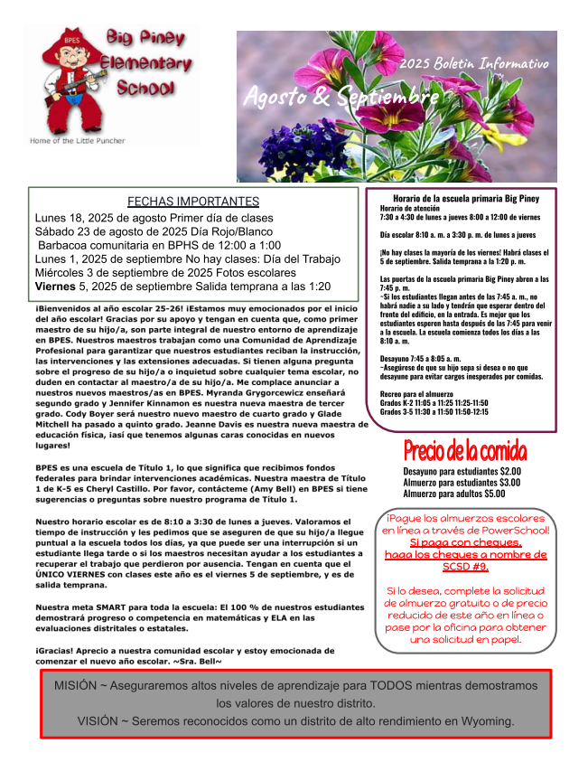 Spanish Newsletter