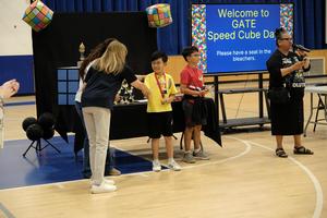 Speed Cube day - image of contestants on day of