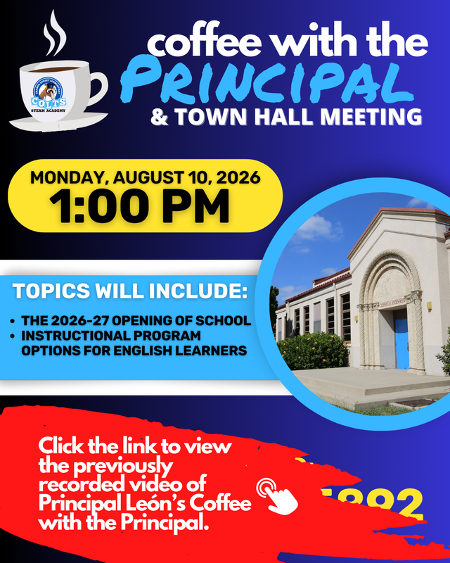 Coffee with the Principal