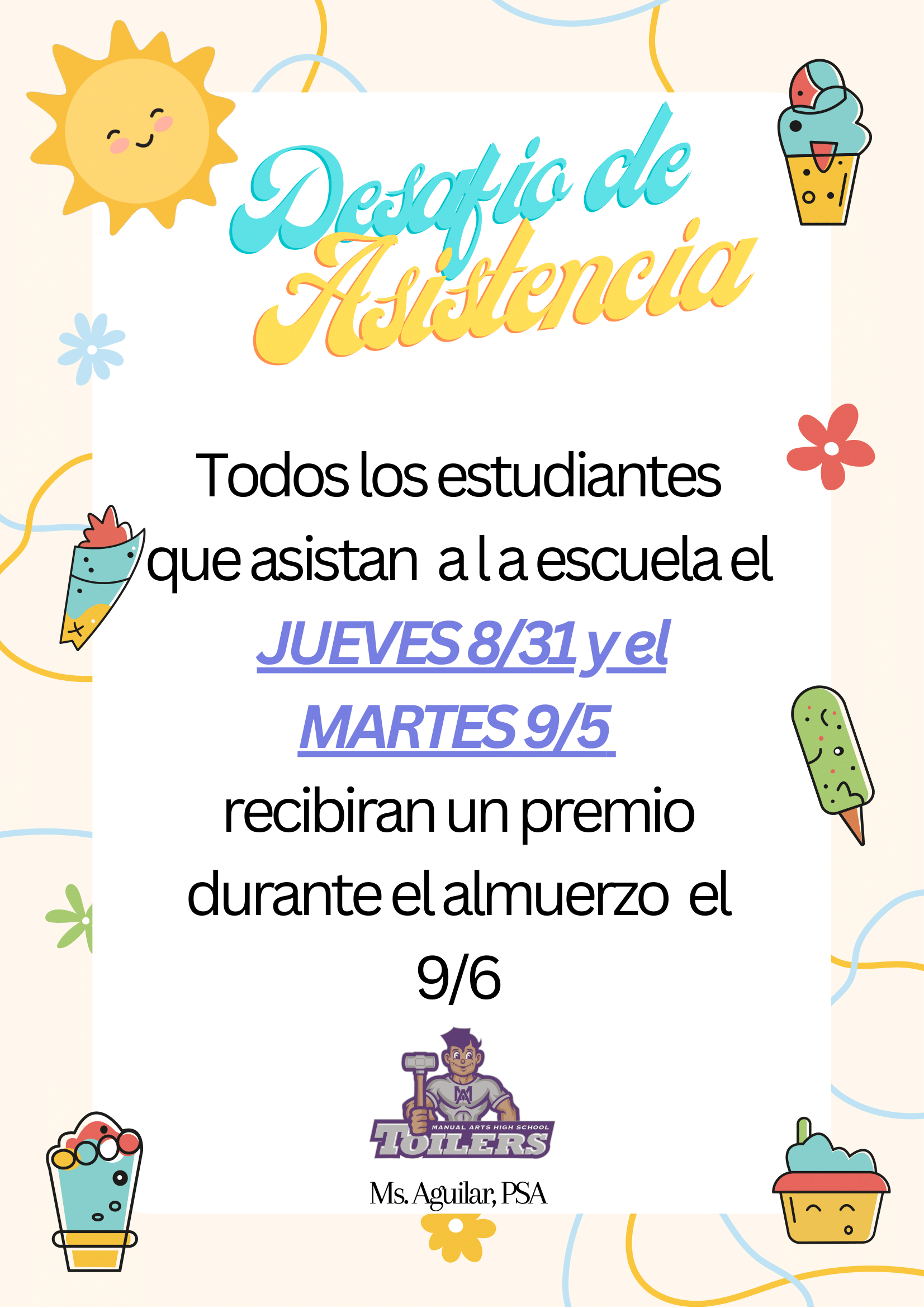 Attendance Corner Attendance Corner Manual Arts High School