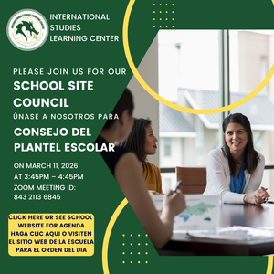 School Site Council/ Consejo del plantel escolar