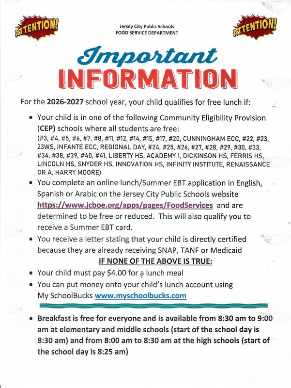 Lunch Application Flyer Featured Photo