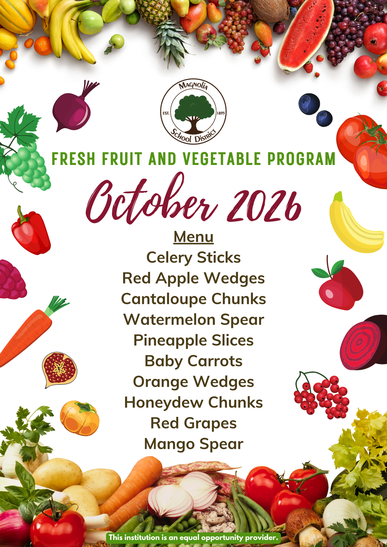 FFVP Menu - October 2026