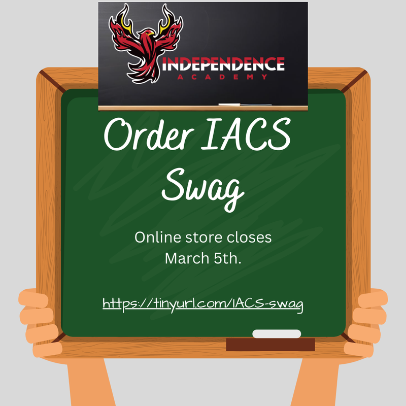 Order swag before March 5th at https://tinyurl.com/IACS-swag