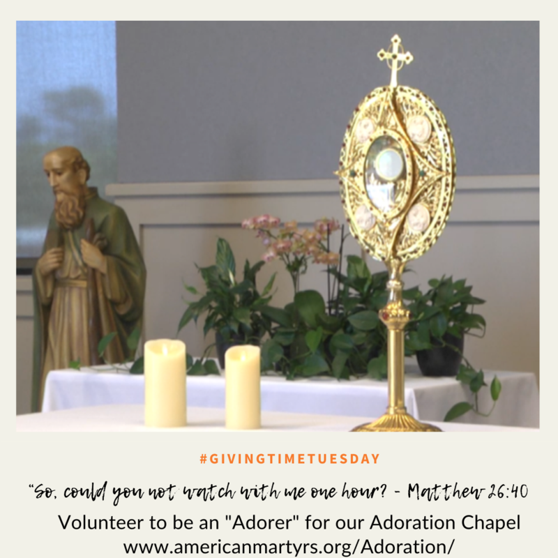 Please visit our Adoration Chapel Featured Photo