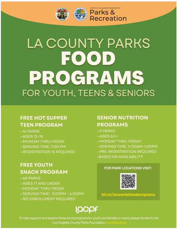LA Parks Food Program English