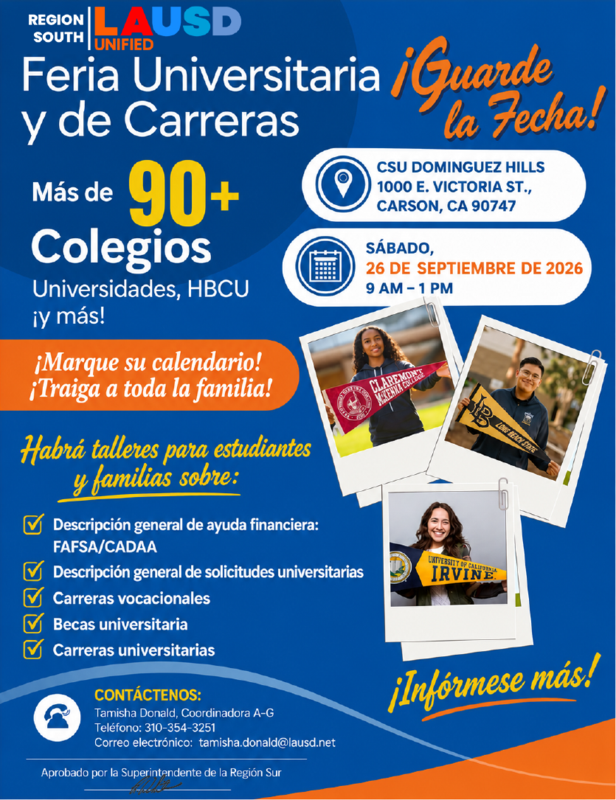 Feria universitaria anual de la región sur