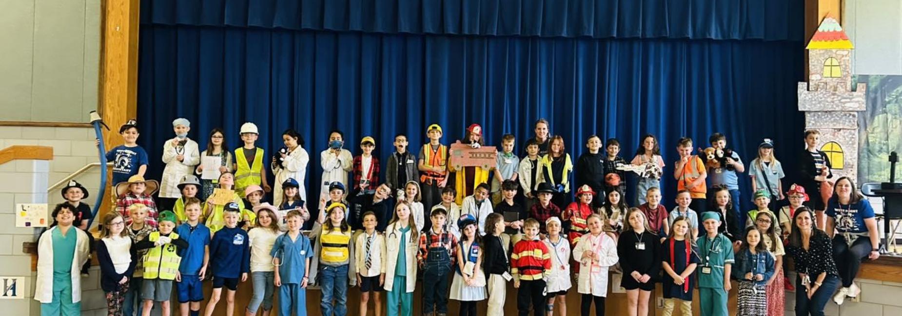 West Point Elementary 2nd Graders Wax Museum