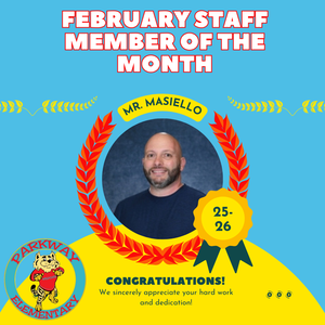Parkway staff member of the month