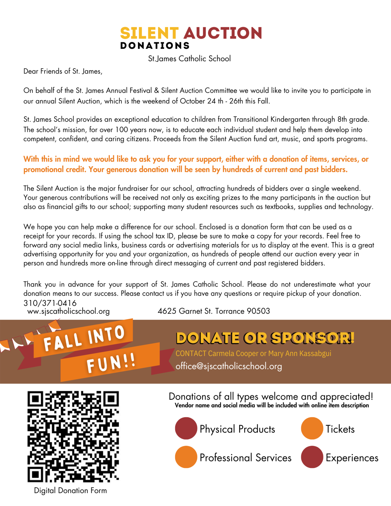 Vendor Donation
