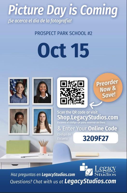 Picture Day is Coming! October 15th
