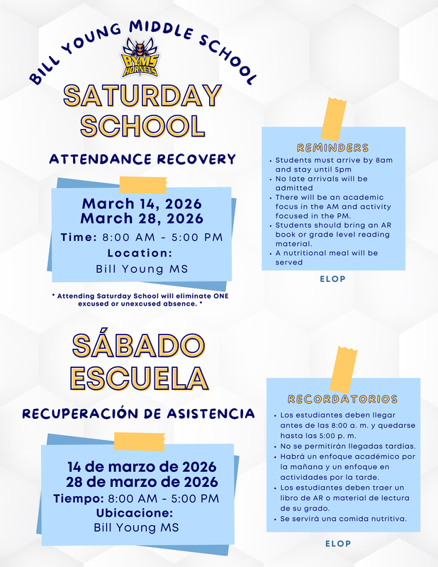 March Saturday School Dates Featured Photo