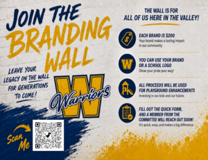 branding wall QR