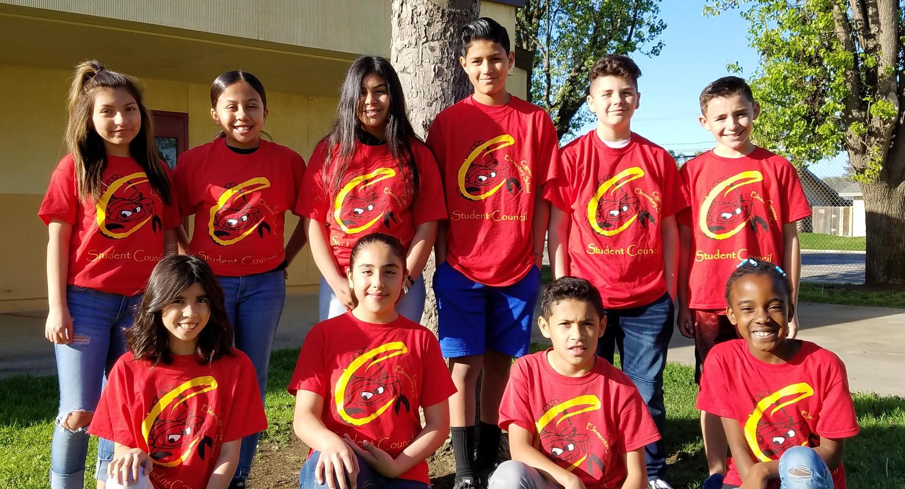 Cypress students who participated in student council