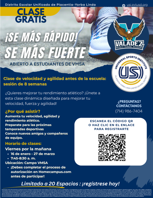 speed and agility class