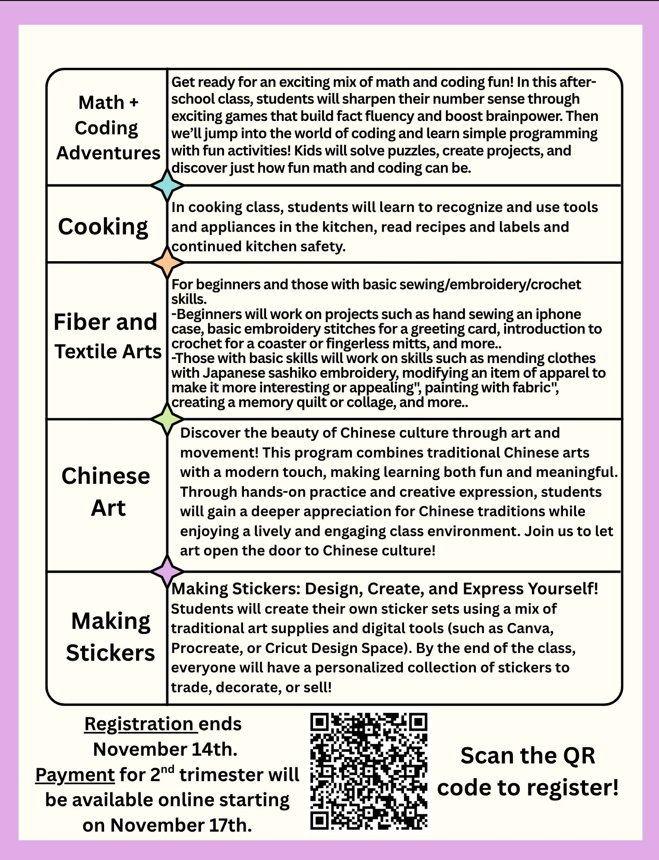 CLASS DESCRIPTIONS PAGE 2