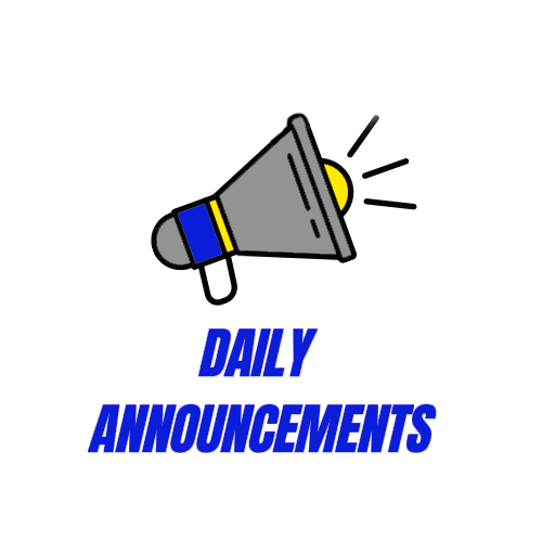 10-19-2021 Daily Announcements