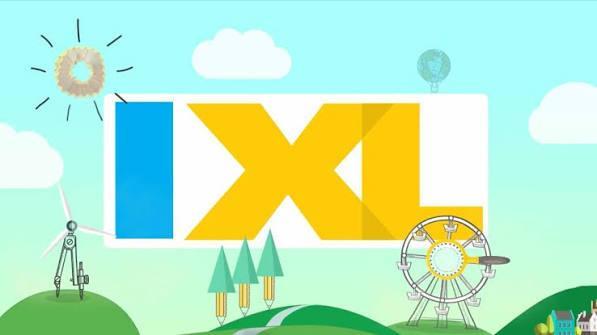 Logo of IXL Learning in blue and yellow colors.
