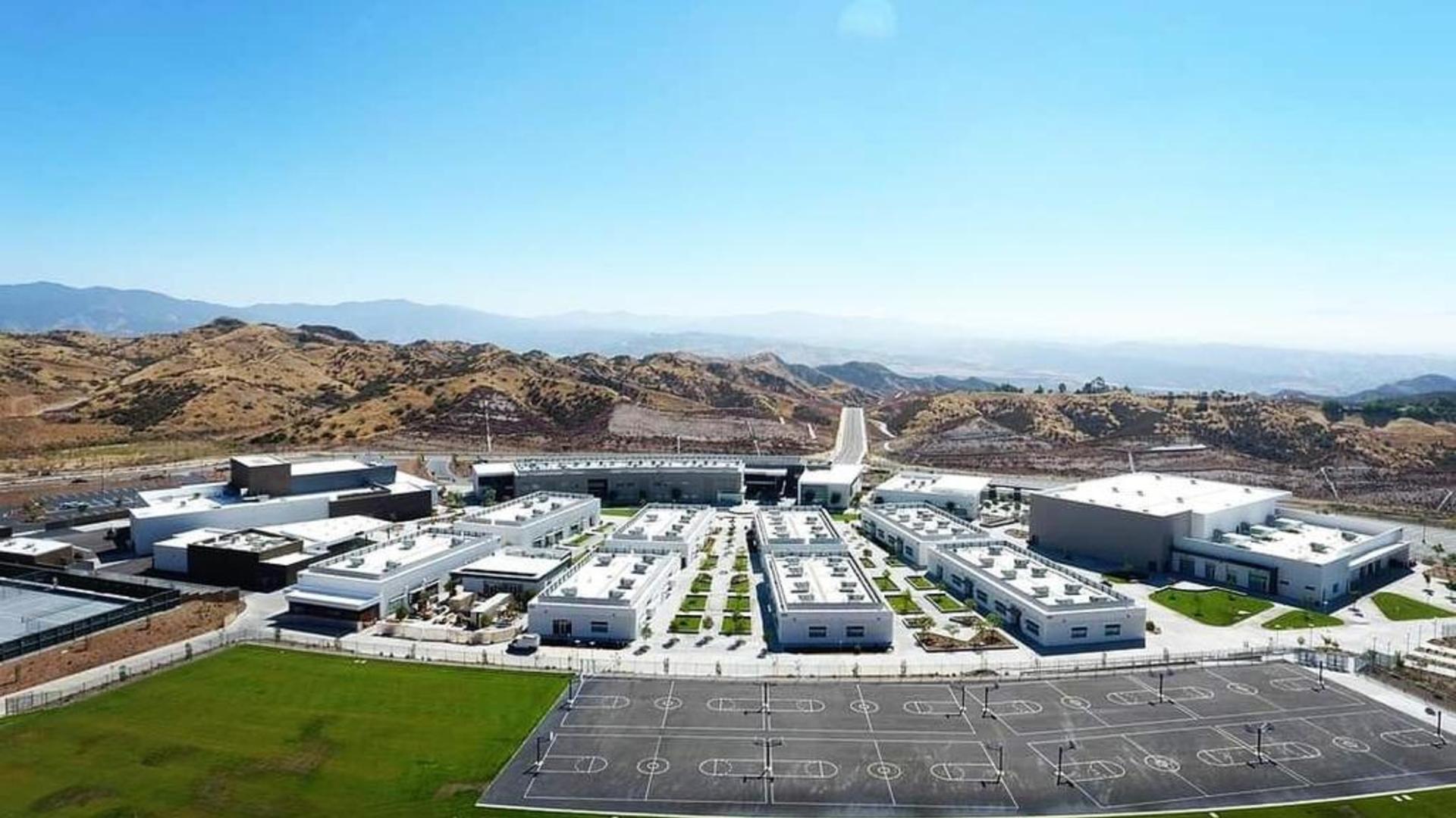 Aerial view of Castaic High School