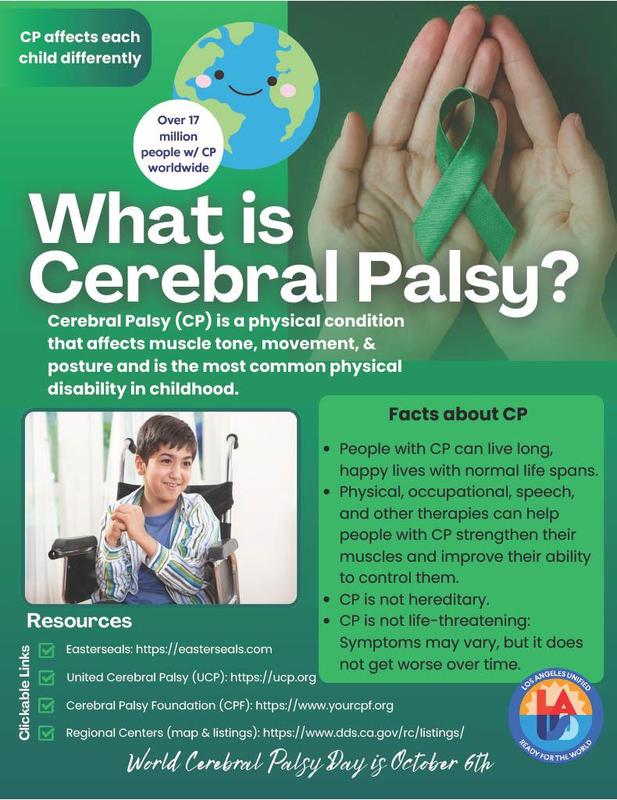 Cerebral Palsy Flyer