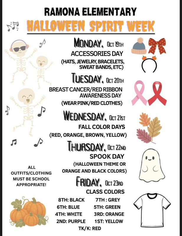 October 2026 Spirit Week