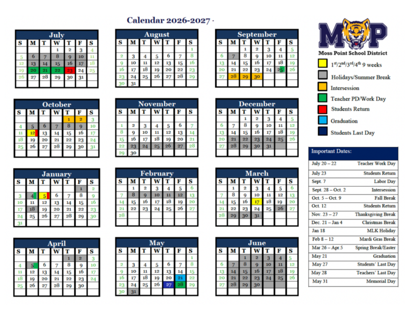 2026-2027 Calendar