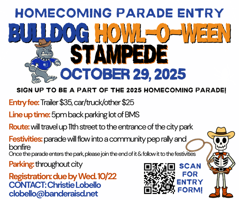 Be a part of the hoco parade!