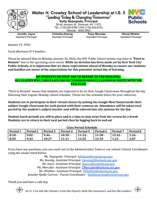 Pivot to remote English letter