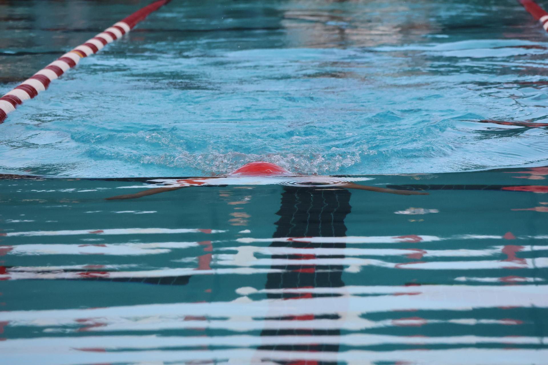 Katie Rodriguez swimming