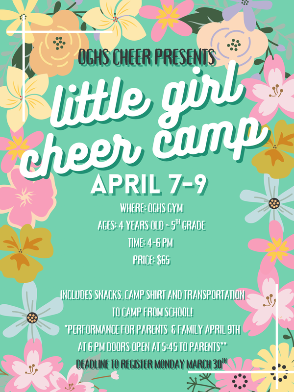 Little Girl Cheer Camp