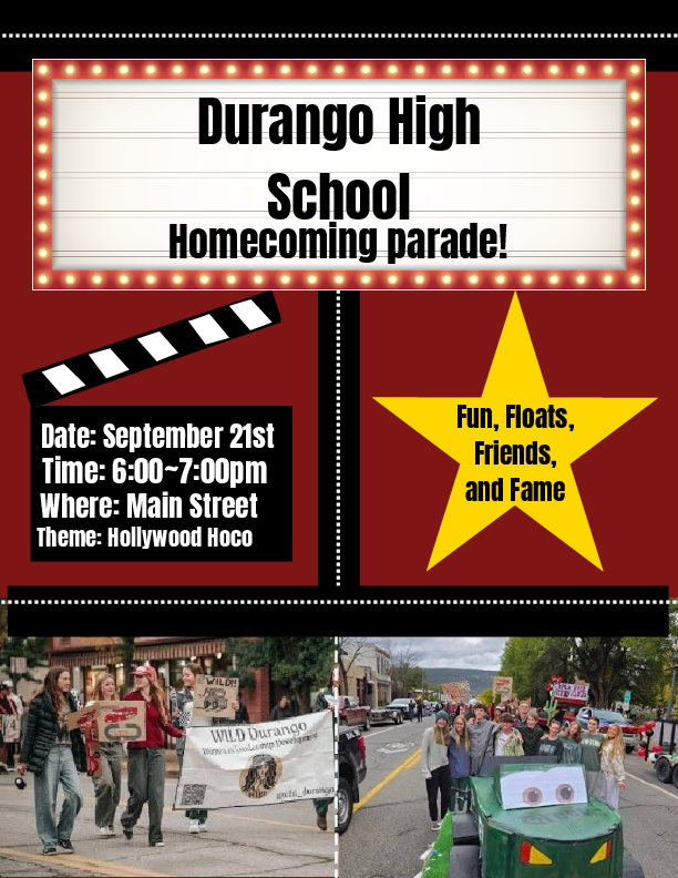 Homecoming parade poster