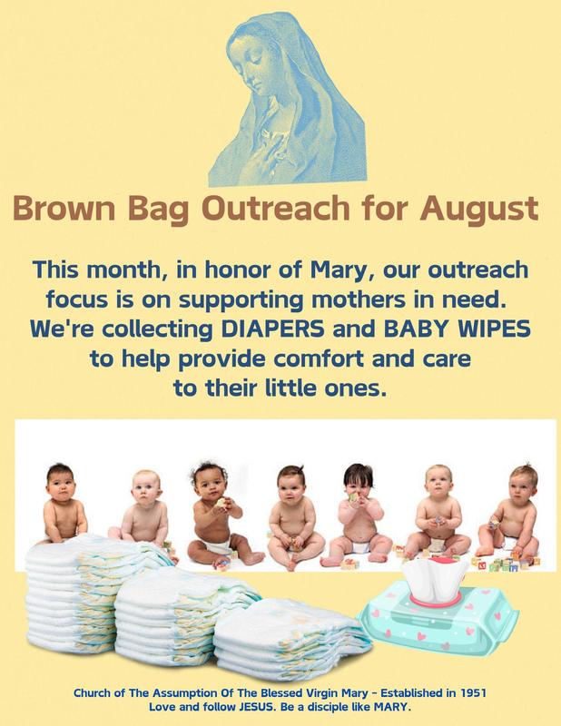 Brown Bag August - Baby wipes and diapers