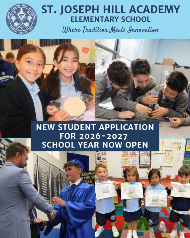 New Student Application Now Open for SJHA Elementary School 2026-2027