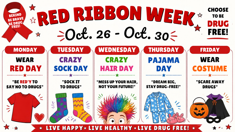 Gananda Red Ribbon Week is October 26 - 30