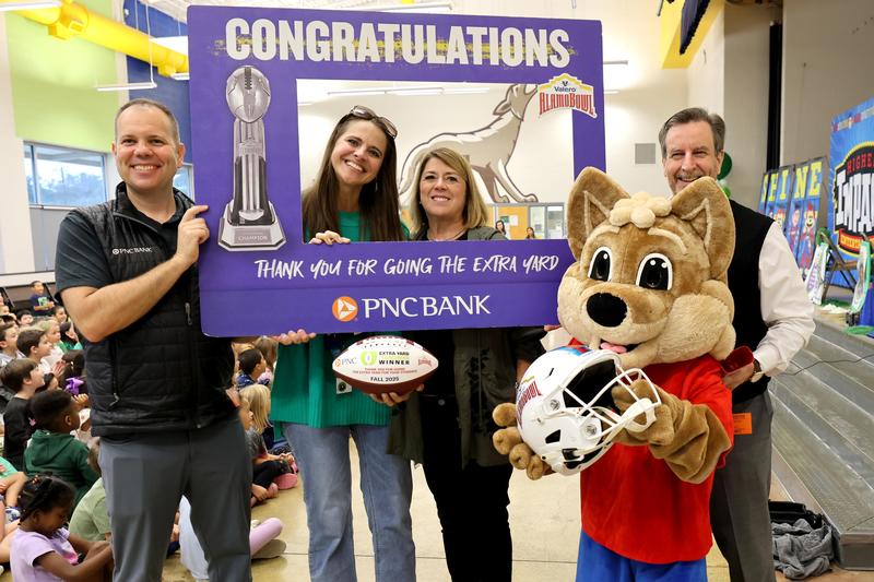 Extra Yard for Teachers with Melanie Wilkes with Indian Springs Elementary