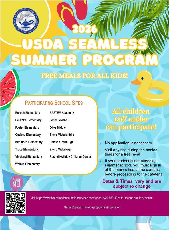 USDA Seamless Summer English