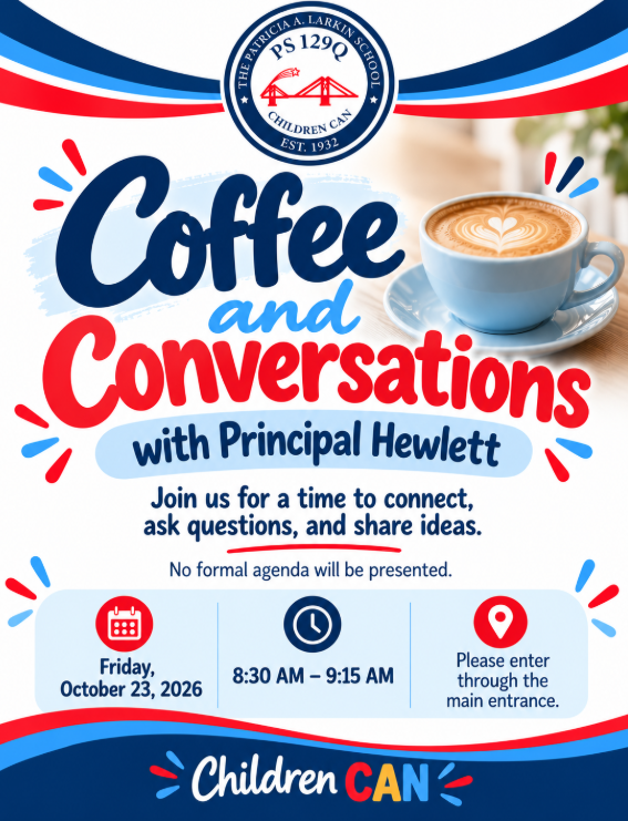Coffee and conversations with the Principal