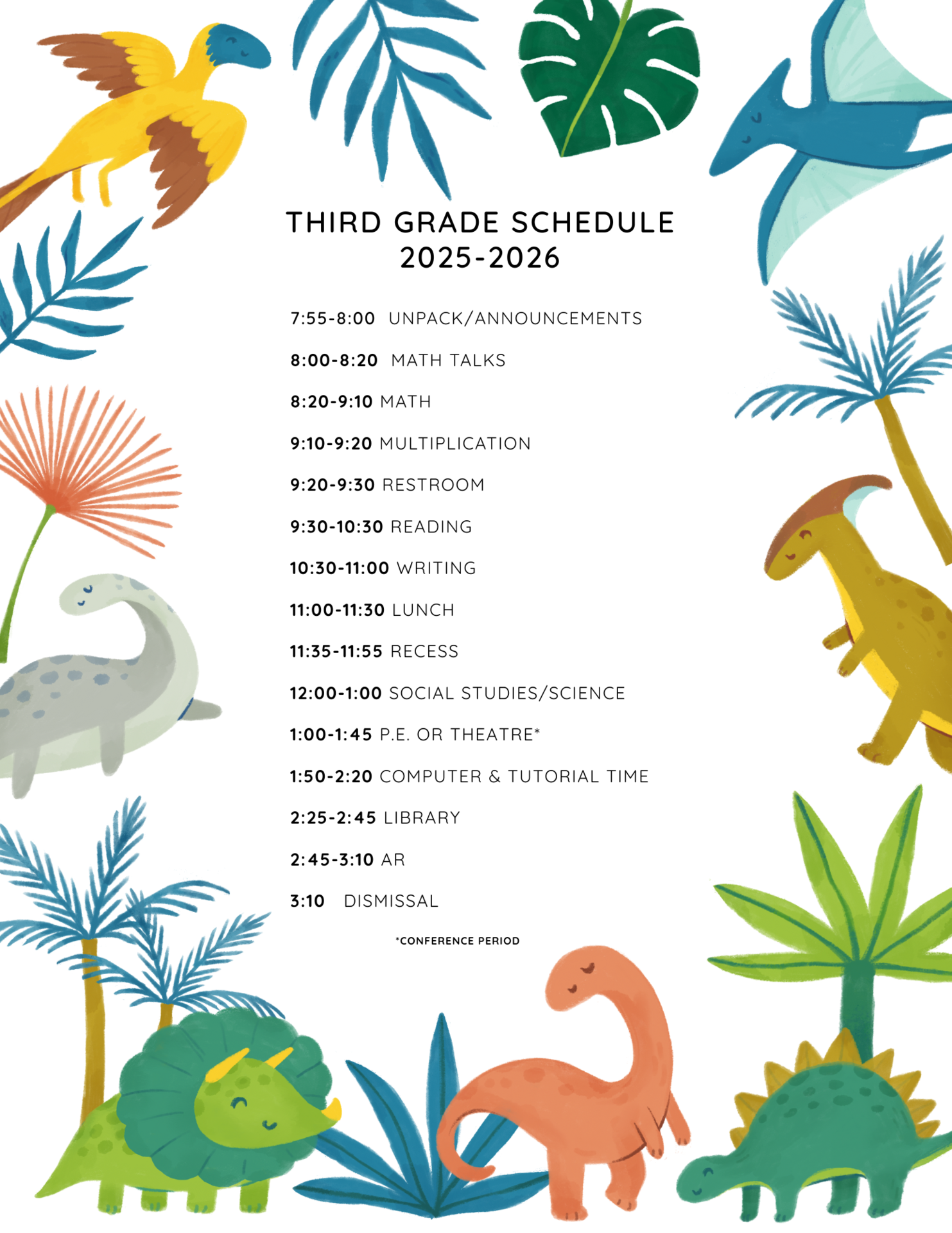 dino sched