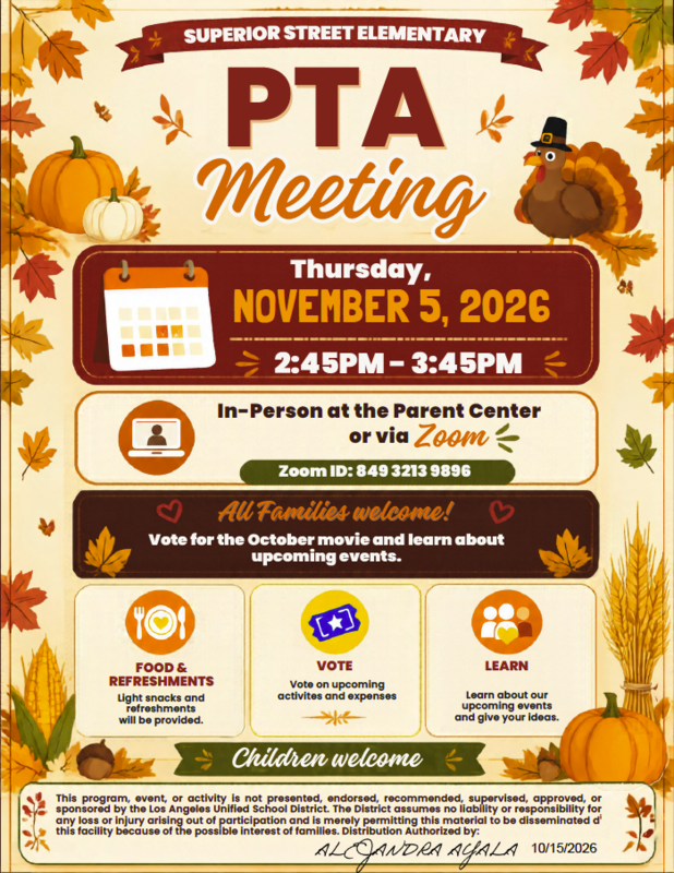 PTA Meeting