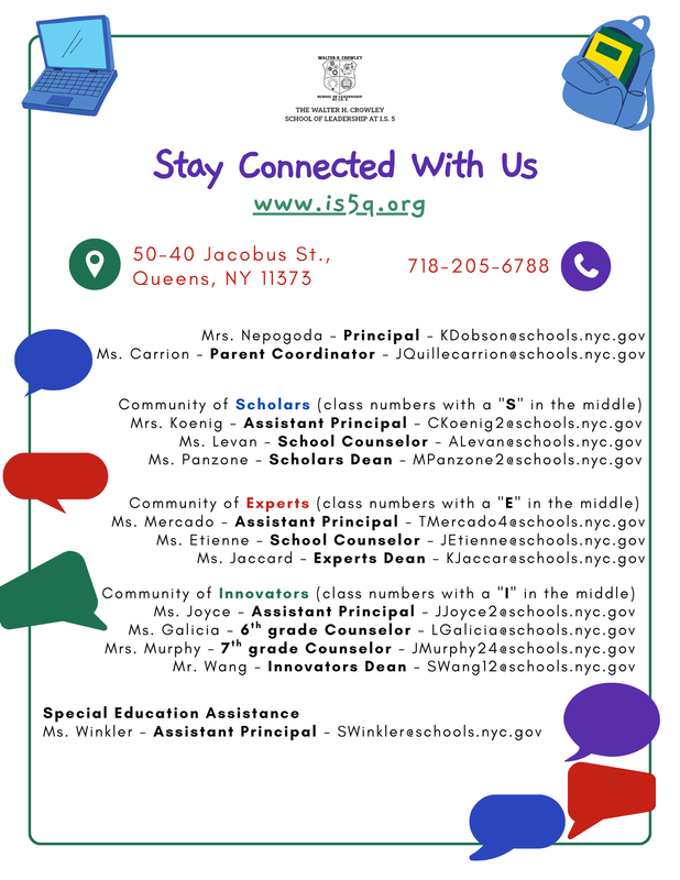 Stay Connected- English Flyer