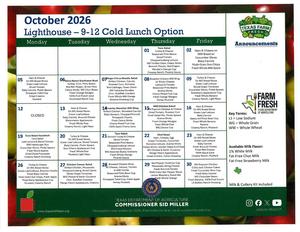 October Menu