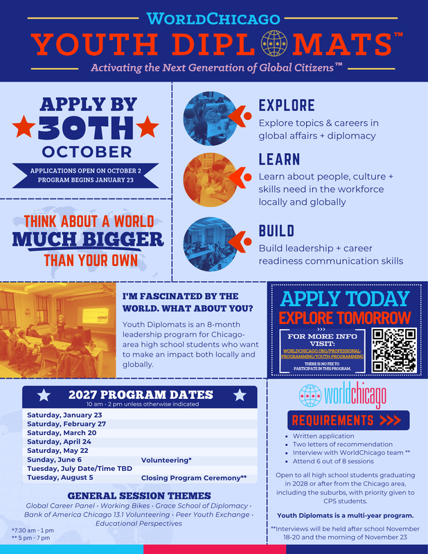 Youth Diplomats Applications are Due Oct 30! Featured Photo