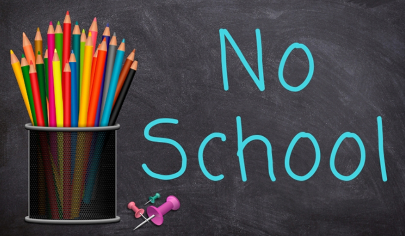 No school Labor day weekend