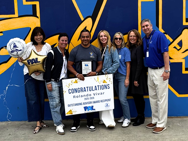 Mr. Vivar with Administrators