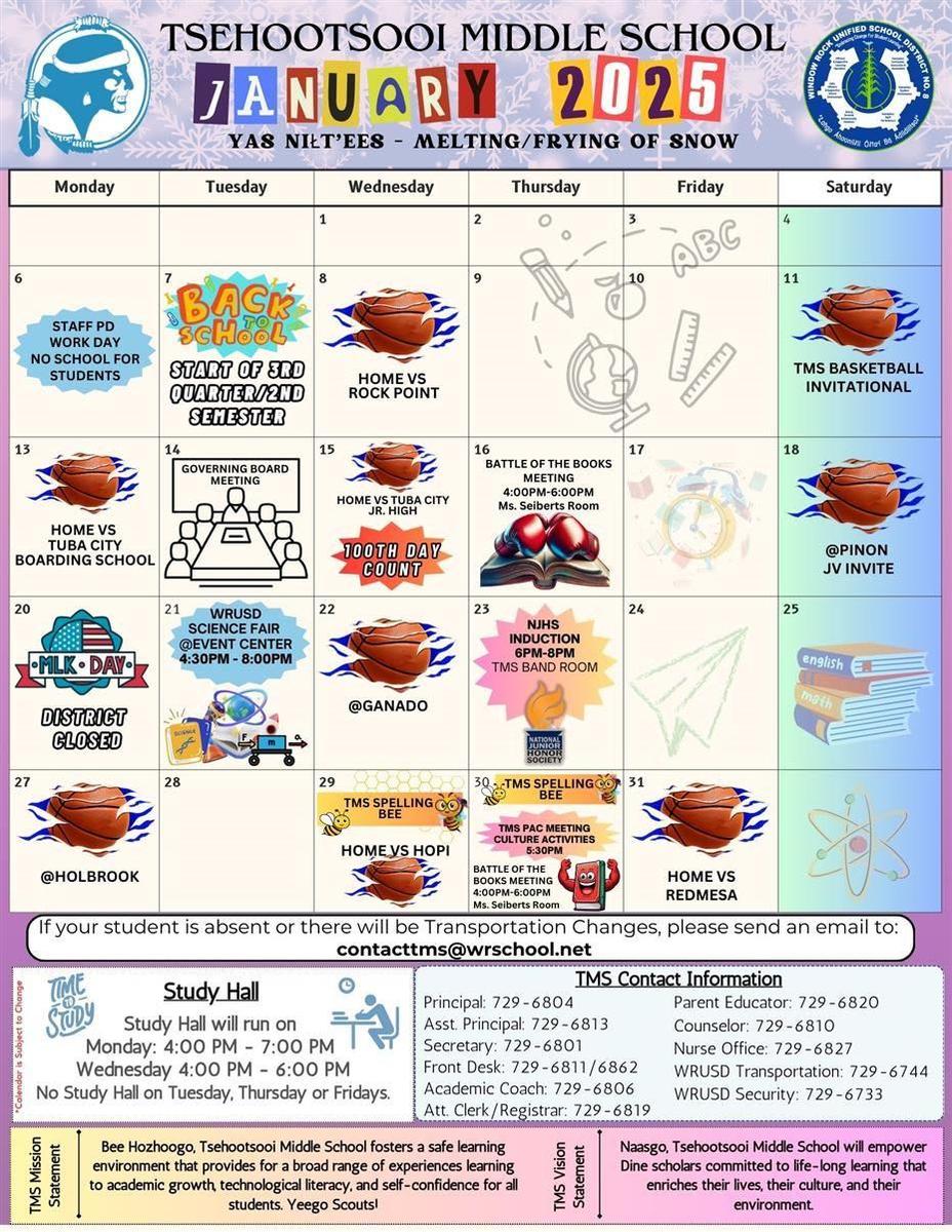 TILC Jan 2025 Calendar
