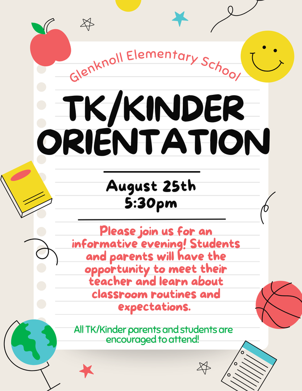 TK/Kinder Orientation Night