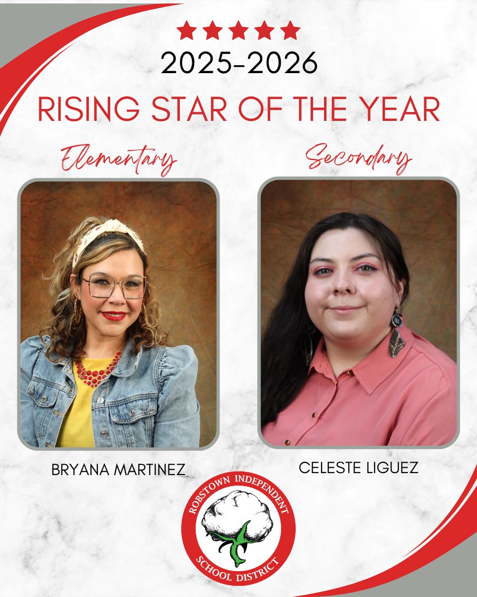 Collage showcasing two individuals awarded Rising Star of the Year for 2025-2026.