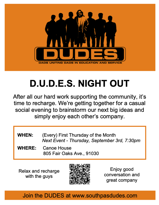 Join the D.U.D.E.S. (All Schools) Night Out - Monthly Featured Photo